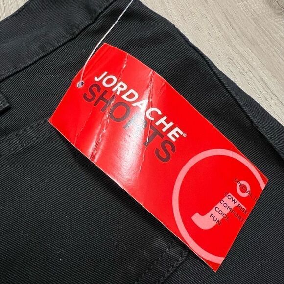 NWT vintage deadstock Y2k Jordache Black Button up Short Size 11/12 - Picture 11 of 14